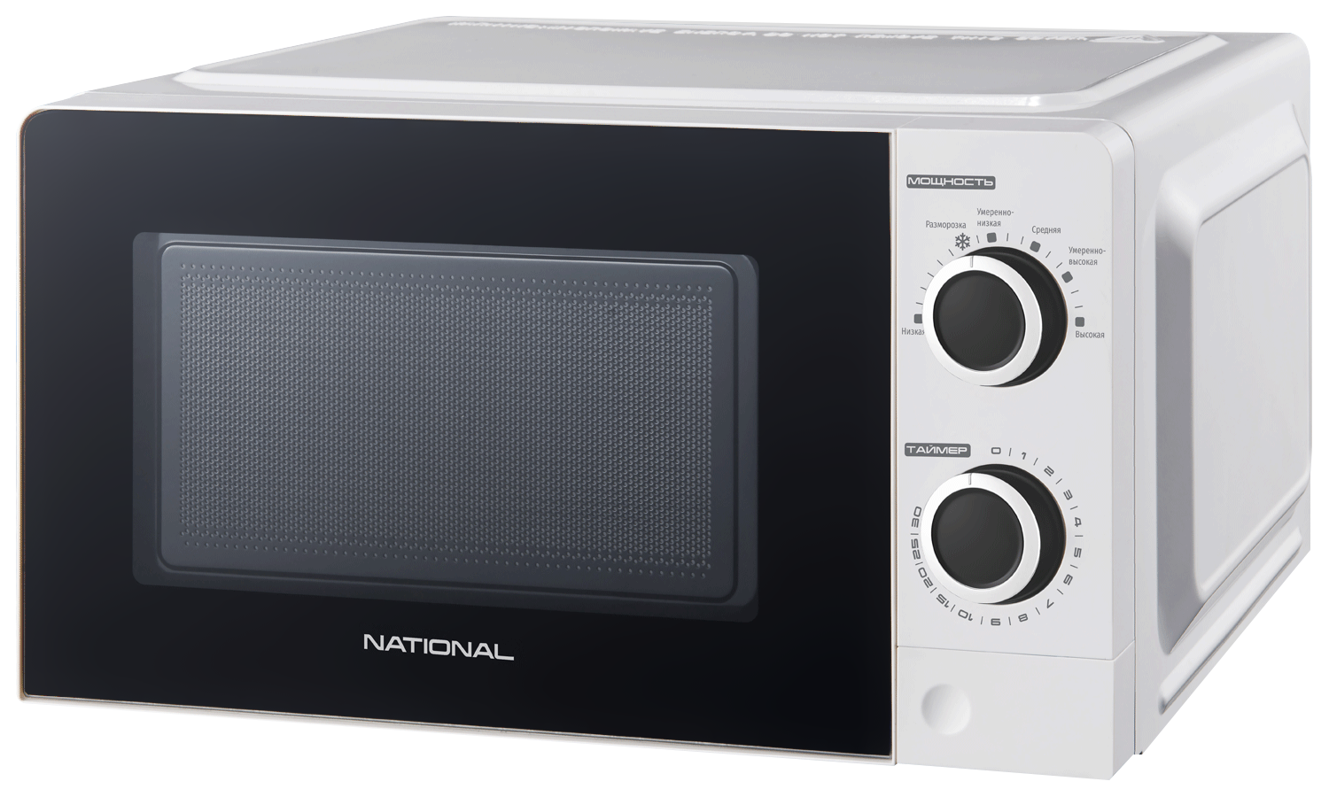 

Микроволновая печь National NMW121 20л, 700Вт, белый (NK-MW121M20), NMW121