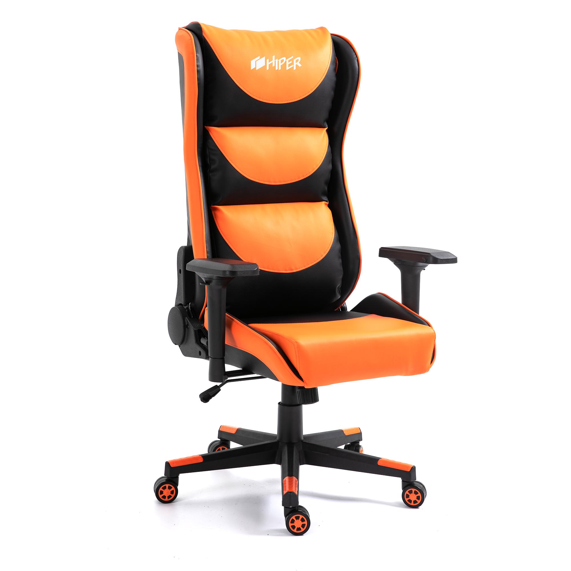 Кресло игровое Hiper HGS-106, черный/оранжевый