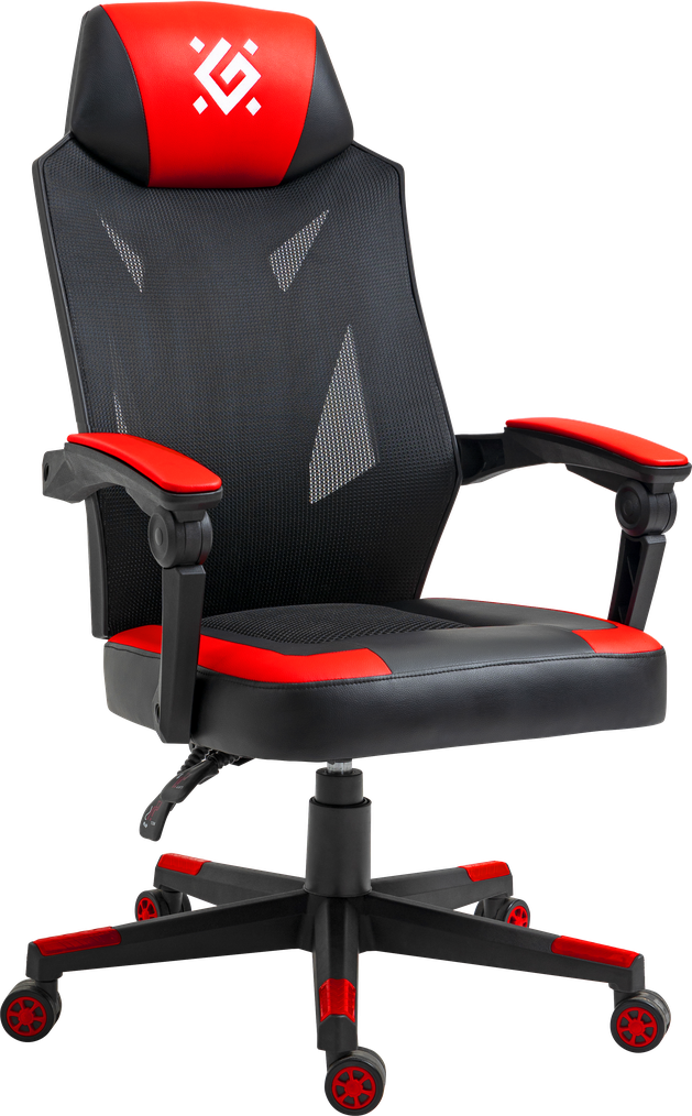 Кресло игровое Defender Winner , черный/красный (64373)