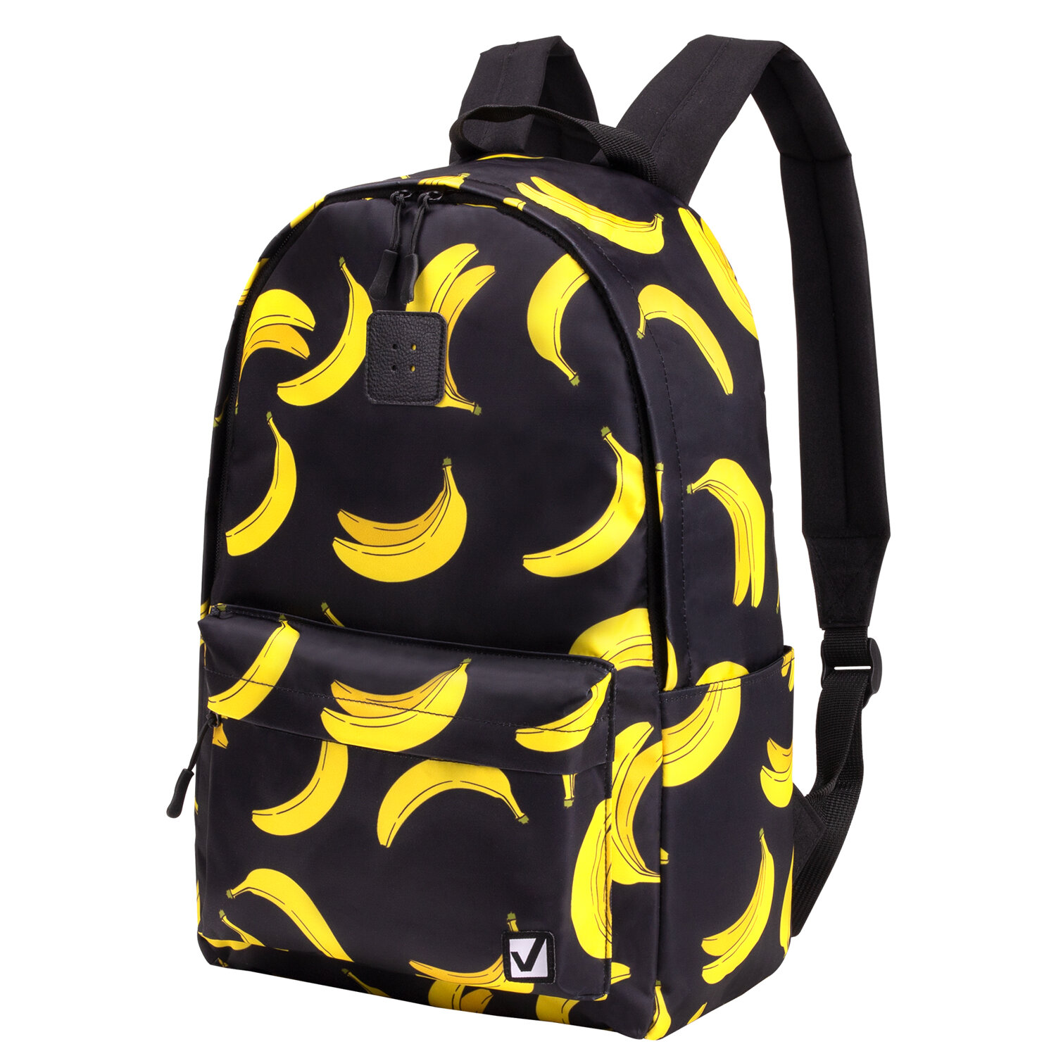 

Рюкзак Brauberg POSITIVE Bananas, 1 отделение, черный (270782)
