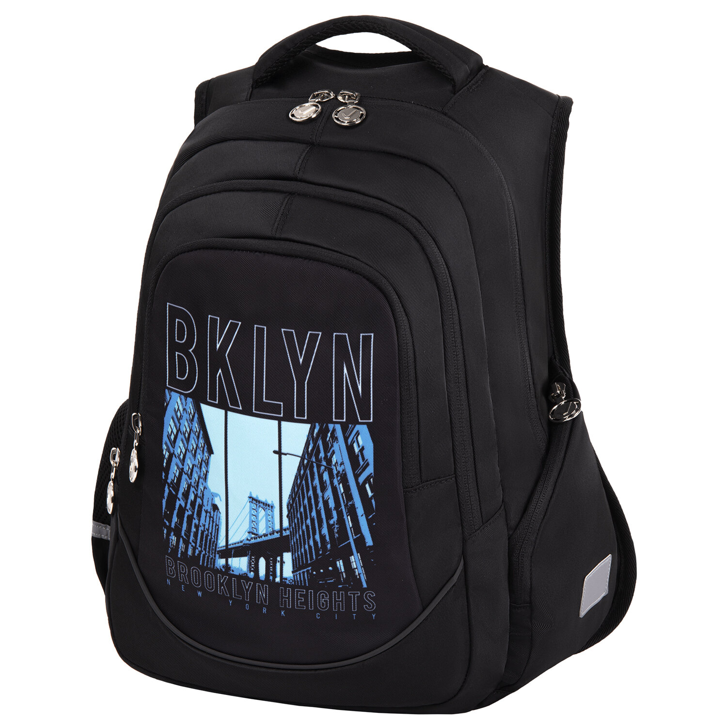 

Рюкзак Brauberg SPECIAL Brooklyn, анатомическая, вентилируемая, формоустойчивая спинка, 2 отделения, черный (270672)