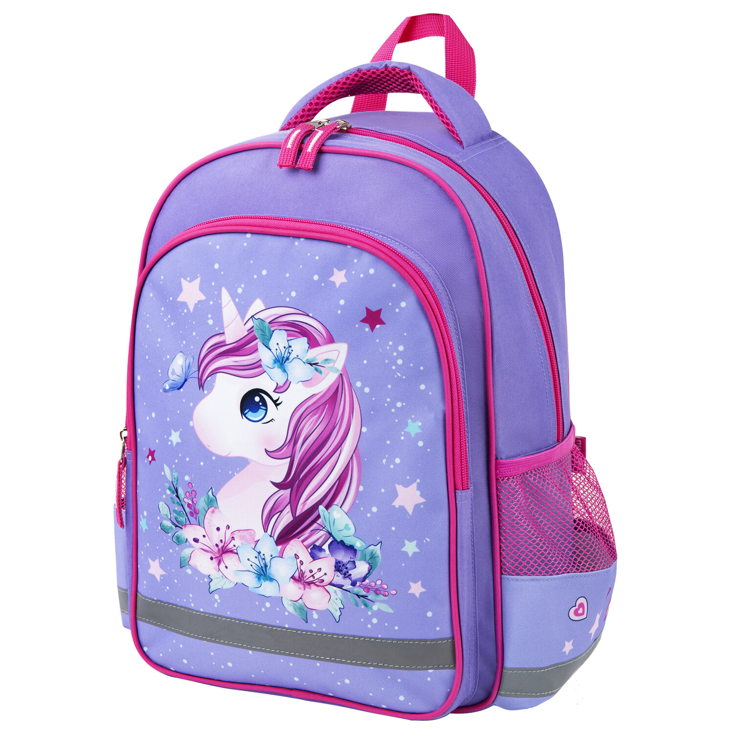

Рюкзак ПИФАГОР SCHOOL Dreamy unicorn, формоустойчивая, 1 отделение, розовый/сиреневый (270651)
