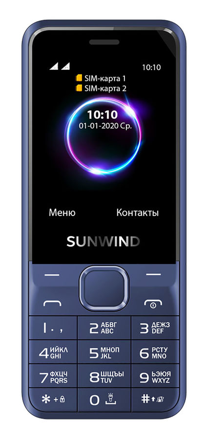 

Мобильный телефон Sunwind CITI C2401, 2.4" 320x240 TFT, Spreadtrum SC6531E, 32Mb, BT, 1xCam, 2-Sim, 800 мА·ч, micro-USB, синий, CITI C2401