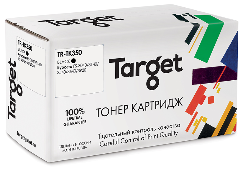 

Картридж лазерный Target TR-TK350 (TK-350), черный, 15000 страниц, совместимый для Kyocera FS-3040/3140/3540/3640/3920 с чипом