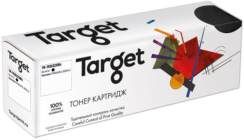 

Картридж лазерный Target TR-TK8325Bk (TK-8325K), черный, 18000 страниц, совместимый для Kyocera TASKalfa 2551ci с чипом