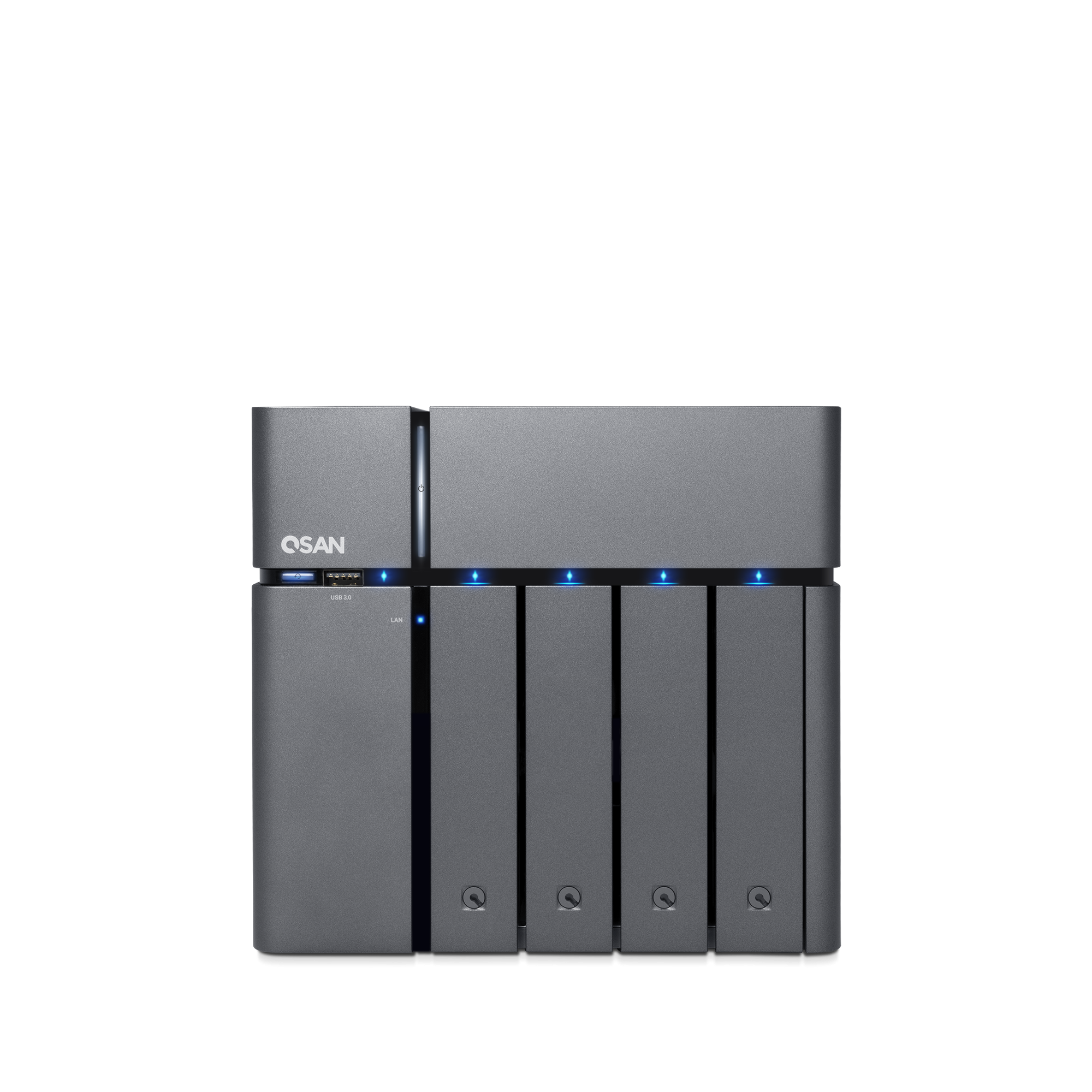 

Сетевой накопитель (NAS) QSAN XN3004T-EU, слоты 5x2.5"/3.5" SATA3, 2x1 Гбит/с, HDMI, 4xUSB 3.0, Intel Celeron/4x2.2GHz, DDR3L 4Gb, (XN3004T-EU), XN3004T-EU