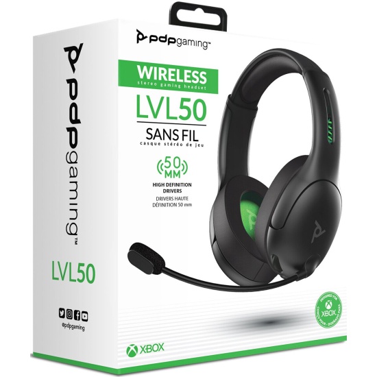 

Гарнитура PDP LVL50 для Microsoft Xbox One, Microsoft Xbox Series S, PC, Microsoft Xbox Series X, черный (0708056064563), LVL50