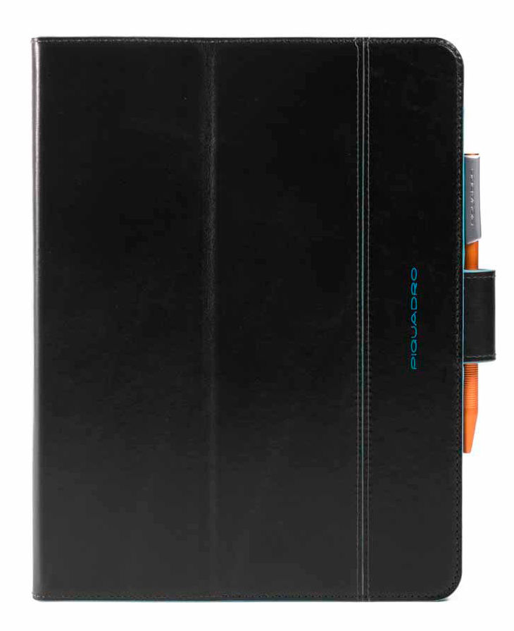 Чехол-книжка Piquadro AC5594B2S N для планшета Apple iPad Air 2020 B2S, кожа, черный (1450575)