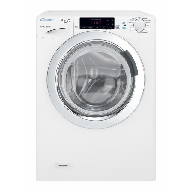 

Стиральная машина Candy GrandO Vita Smart GVS44 128TC3-07, 8кг, 1200 об/мин, белый (31008332), GVS44
