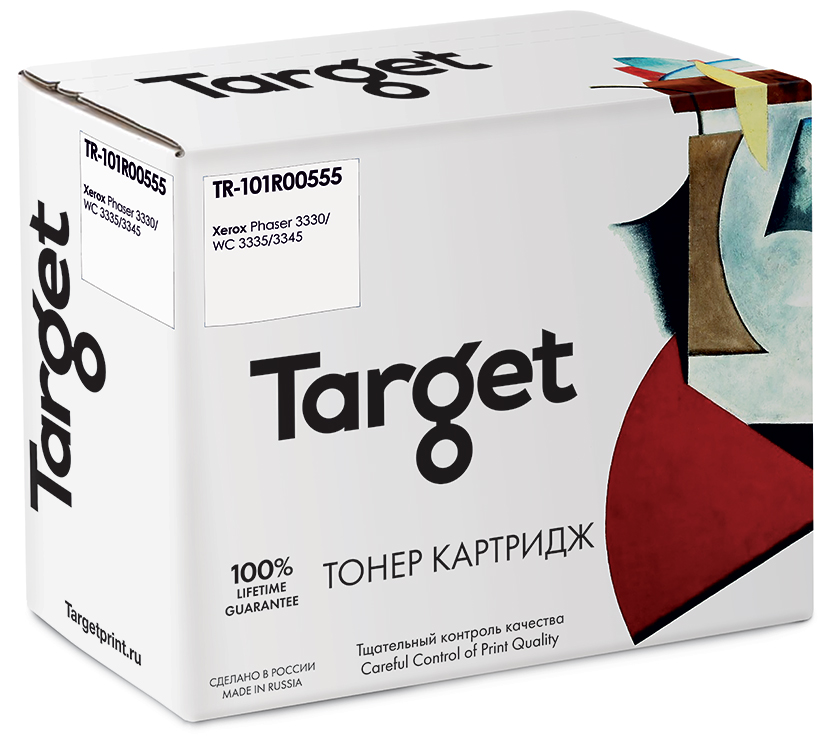 

Драм-картридж (фотобарабан) лазерный Target TR-101R00555 (101R00555), черный, 30000 страниц, совместимый, для Xerox Phaser 3330/WC 3335/3345, с чипом, TR-101R00555