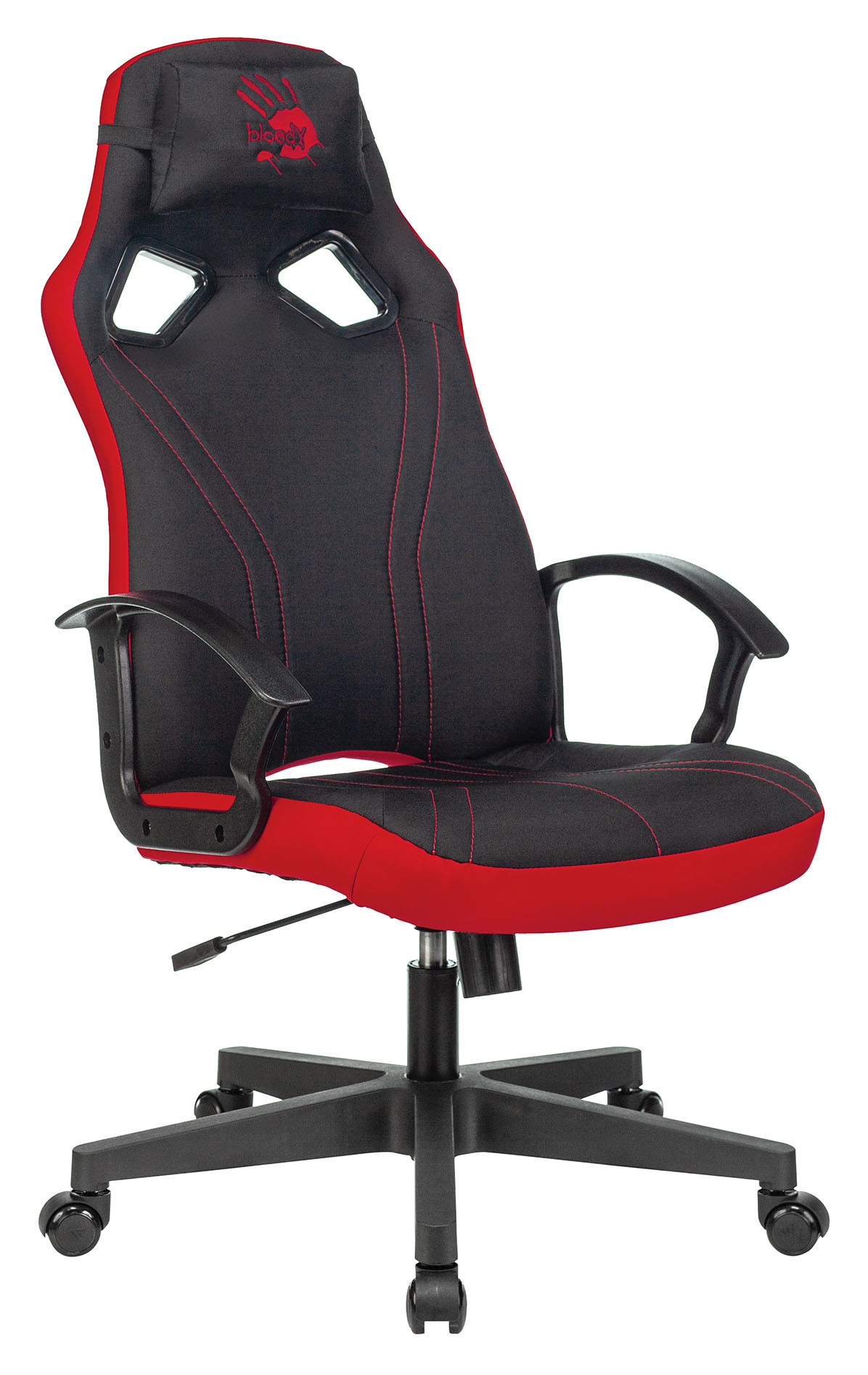 Кресло игровое A4TECH Bloody GC-150, черный/красный