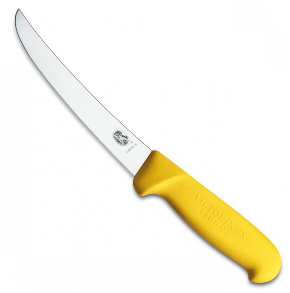 

Нож кухонный, обвалочный универсальный Victorinox Fibrox, лезвие 15см (5.6508.15), Желтый