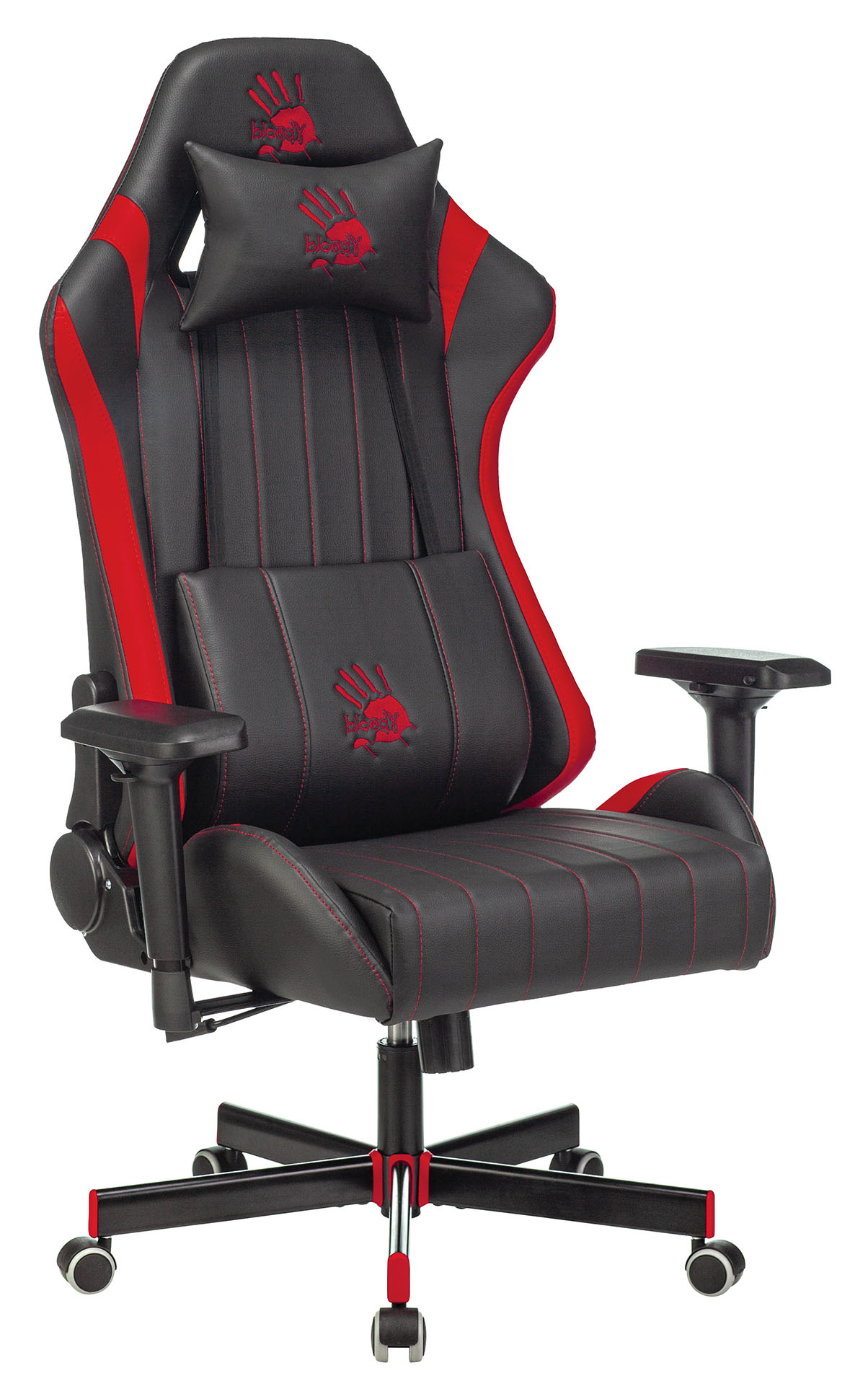 Кресло игровое A4TECH Bloody GC-990, черный/красный