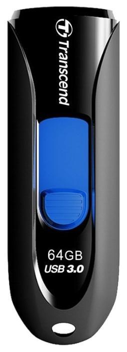 

Флешка 64Gb USB 3.0 Transcend JetFlash JetFlash 790, черный/синий (TS64GJF790K), JetFlash 790
