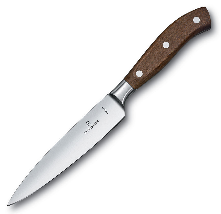 

Нож кухонный шеф Victorinox Grand Maitre, лезвие 15см (7.7400.15g), Коричневый