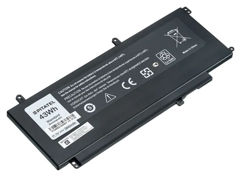 Аккумуляторная батарея Pitatel для Dell Vostro 5459, 11.1V, 3800mAh, черный (BT-1267)