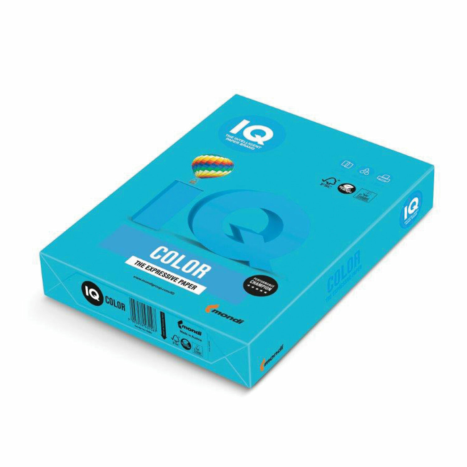 

Бумага A3 120 г/м², синий интенсив IQ COLOR (AB48), 0
