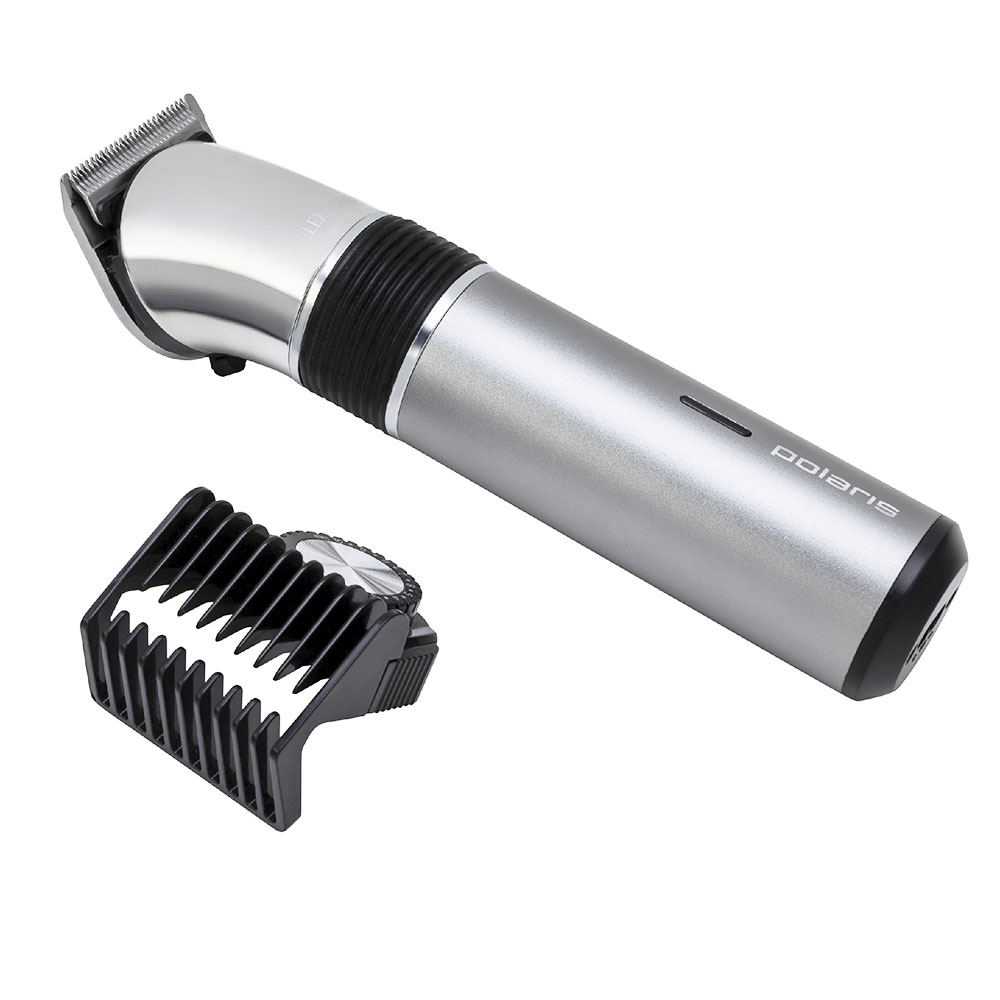 

Машинка для стрижки POLARIS Flex Motion, режимов 1, насадок 1, серебристый (0501R), Flex Motion