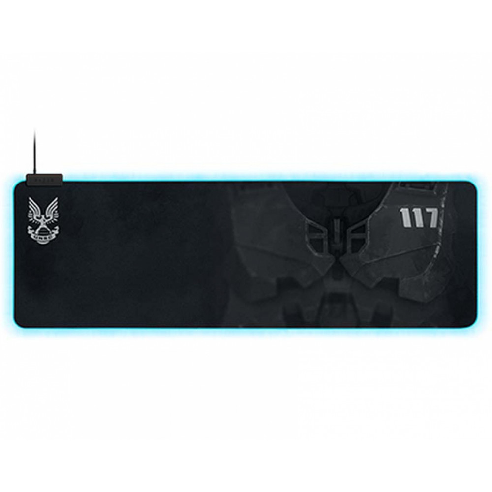 

Коврик для мыши Razer Goliathus Extended Chroma HALO Infinite, игровой, RGB, 920x294x3мм, черный/серый (RZ02-02500600-R3M1), Goliathus Extended Chroma HALO Infinite