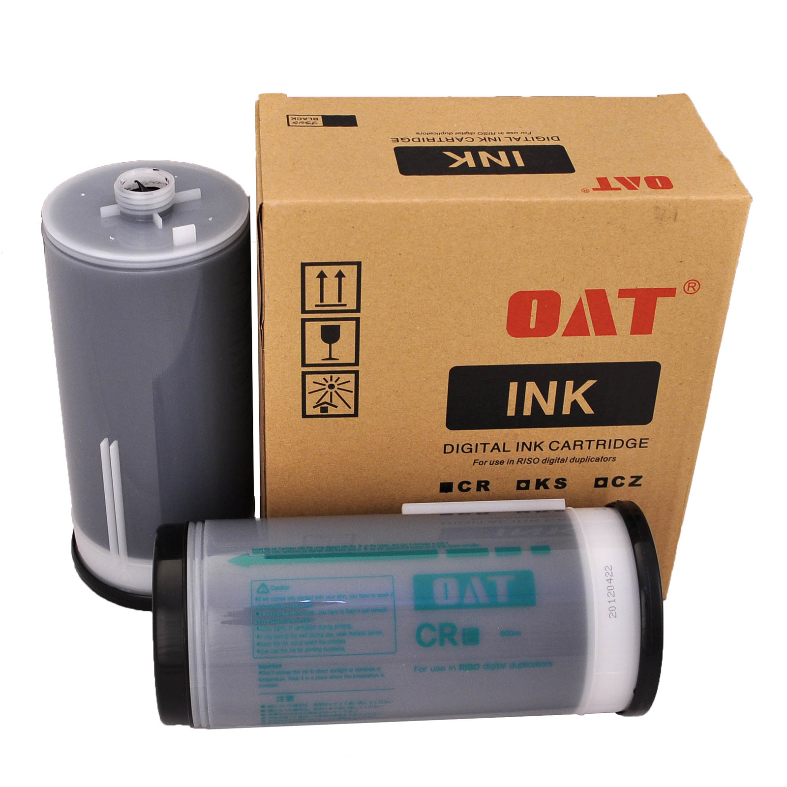 

Чернила OAT CR, 800 мл, черный, совместимые для RISO CR 1610 / 1630 (6215), CR