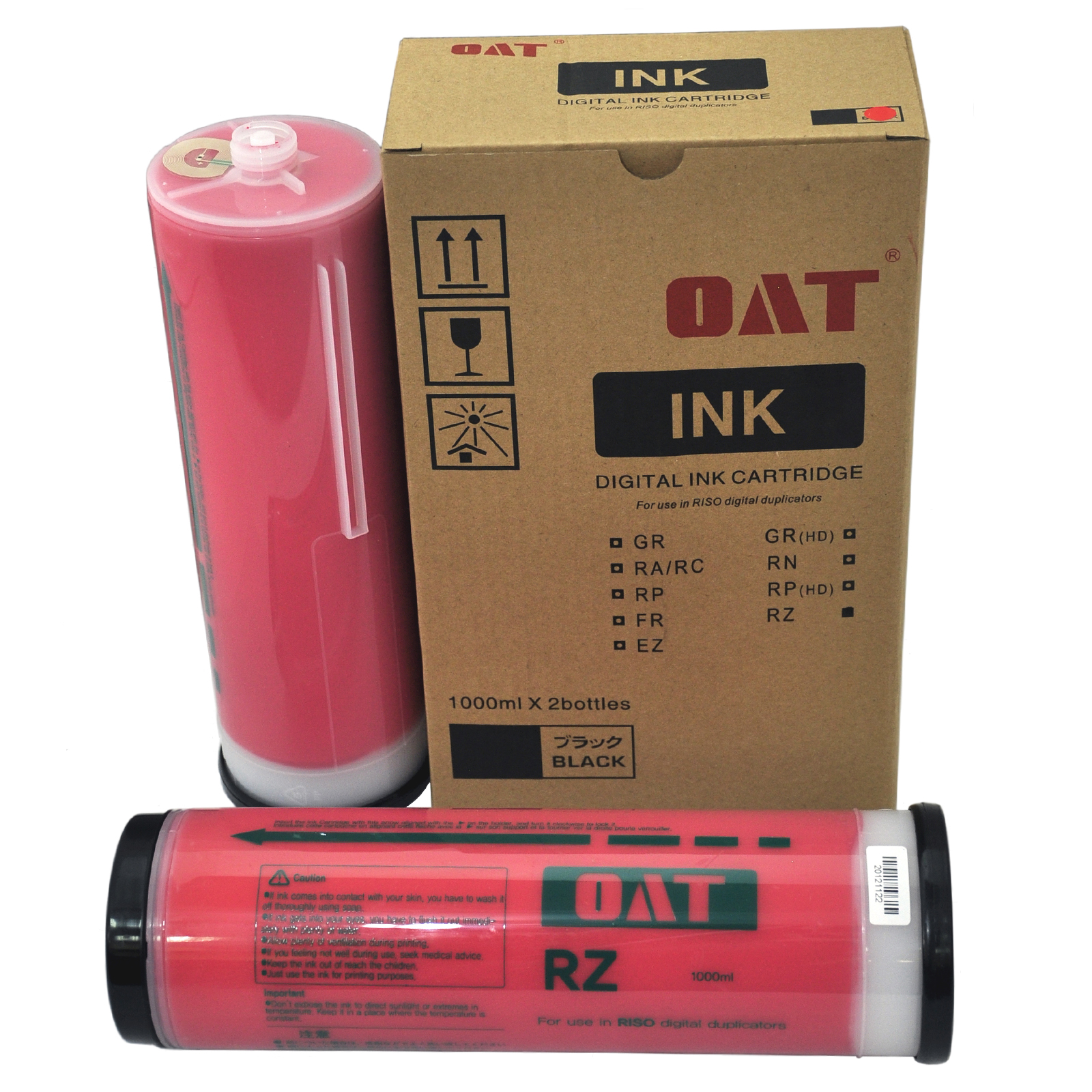 

Чернила OAT RZ/EZ/MZ, 1 л, красный, совместимые для RISO RZ 200/220/230/300/310/ 370/390/530/570/590 EZ 200/220/230/300/330/ 370/390/570/590 RV 2450/2460/2490/3650/ 3660/3690 MZ 730/770 MV 7690 (6509), RZ/EZ/MZ