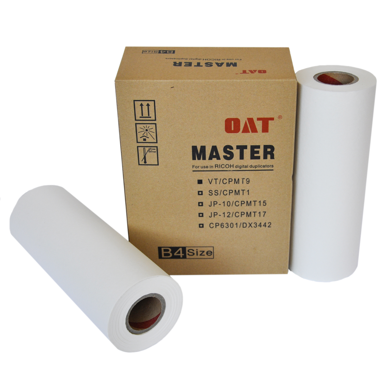 

Мастер-пленка OAT B4 - VT/CPMT9 для Ricoh VT 1120/1220/1320/ 1580/2820/1650/2200 /2250/2210/2950/ 2100/2150/ 2300/2500/2620 (6778), B4 - VT/CPMT9