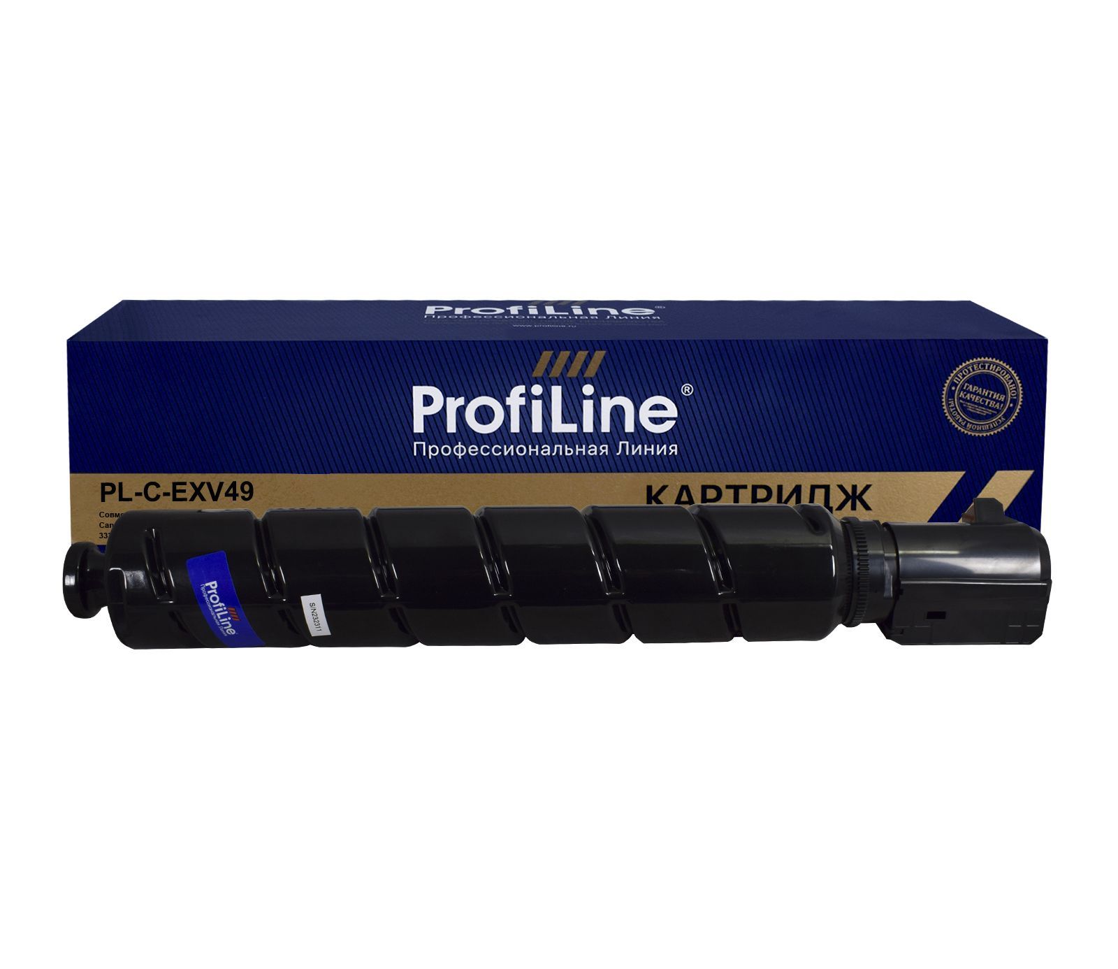 

Картридж лазерный ProfiLine PL-C-EXV49/PL_C-EXV49_BK (C-EXV49Bk/8524B002), черный, 36000 страниц, совместимый для Canon ImageRunner Advance C3320/3320i/3325i/3330i/3520i/3525i/3530i без чипа