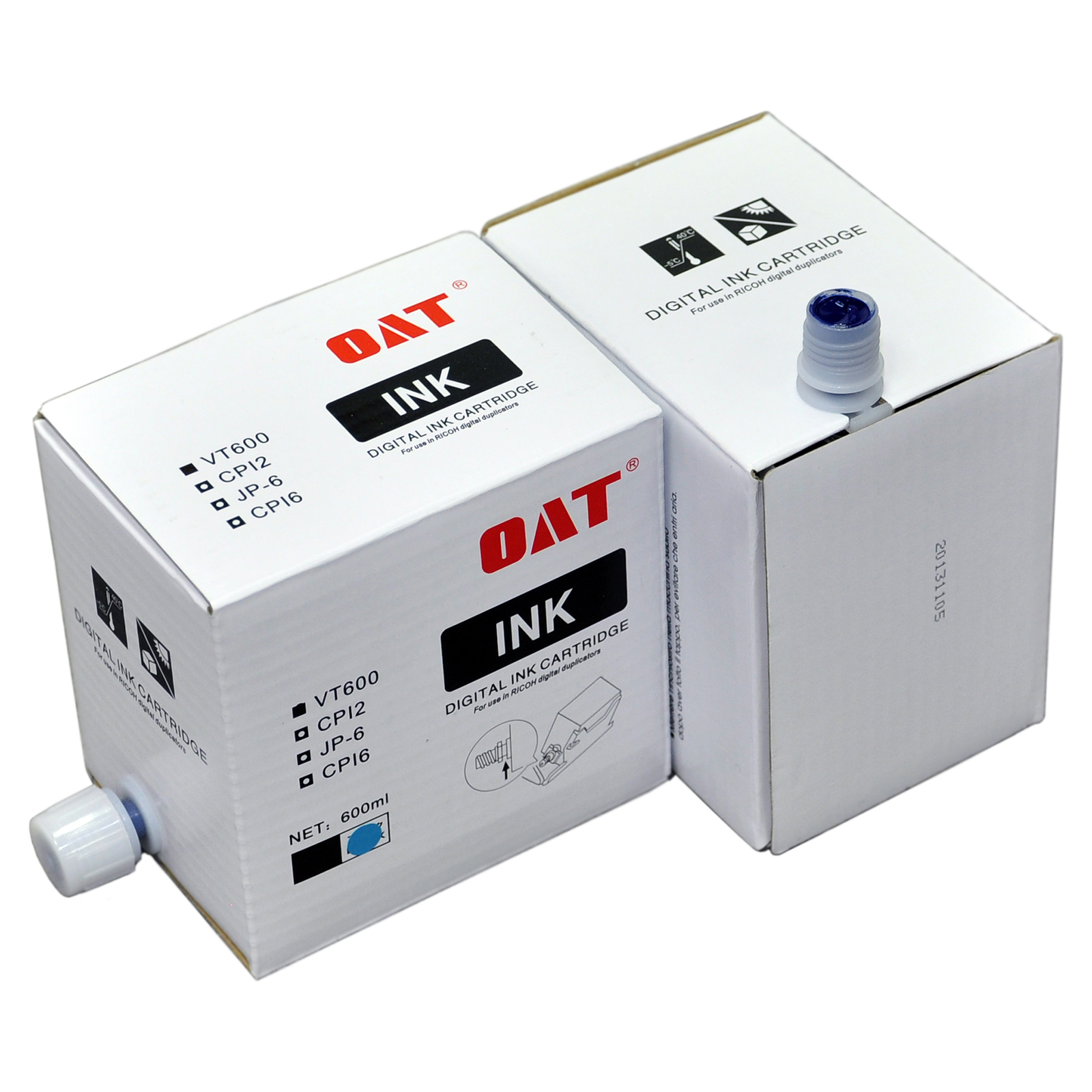 

Чернила OAT VT, 600 мл, синий, совместимые для Ricoh VT 1120/1220/1320/1580/2820/ 1650/2200/2250/2210/ 2950/2100/2150/ 2300/ 2500/2620/ 3000/3300/3830/3600/ 3950/3750/3800; SS 8810/8101/830/860/ 870/880/890/910 (6774), VT
