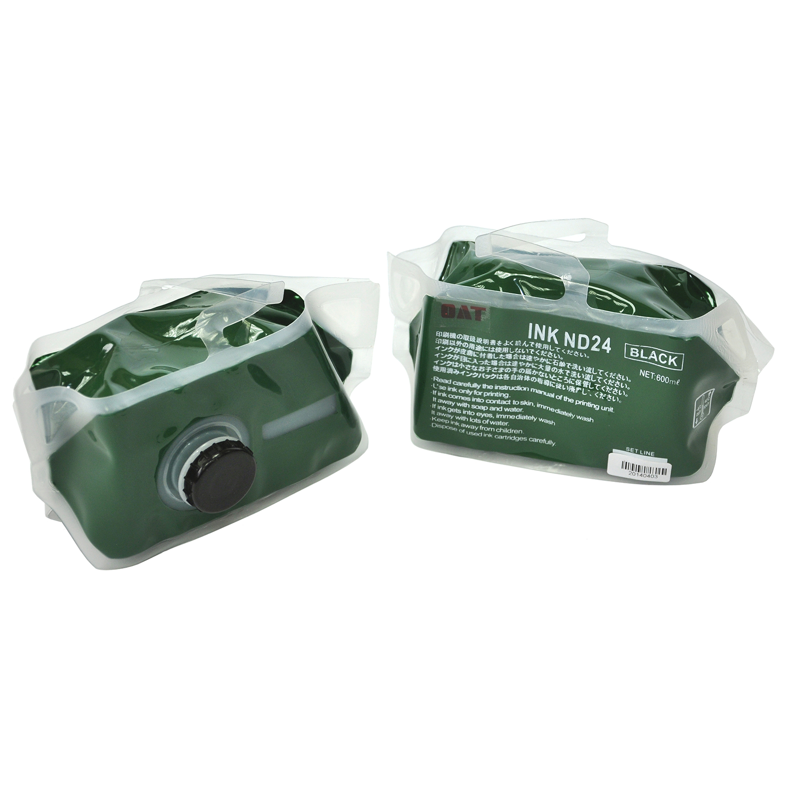 

Чернила OAT DP-430 (ND-24), 600мл, зеленый, совместимые для Duplo DP 2940/2930/330/ 340/430/440/2530/ 2540/2930/2940 (6908), DP-430 (ND-24)