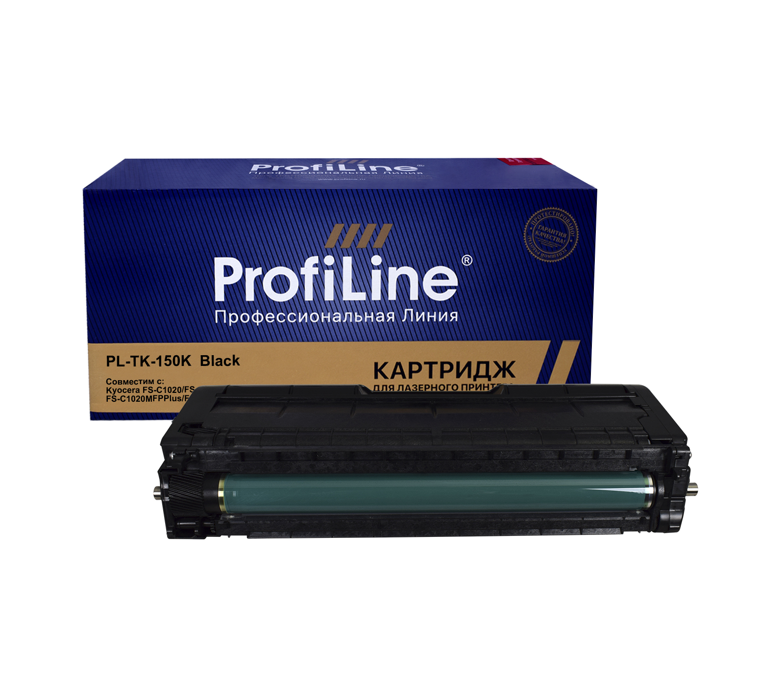 

Картридж лазерный ProfiLine PL-TK-150K/PL_TK-150K_BK (TK-150K/1T05JK0NL0), черный, 6500 страниц, совместимый для Kyocera FS-C1020/1020MFP/1020MFP Plus/1020MFPe без чипа