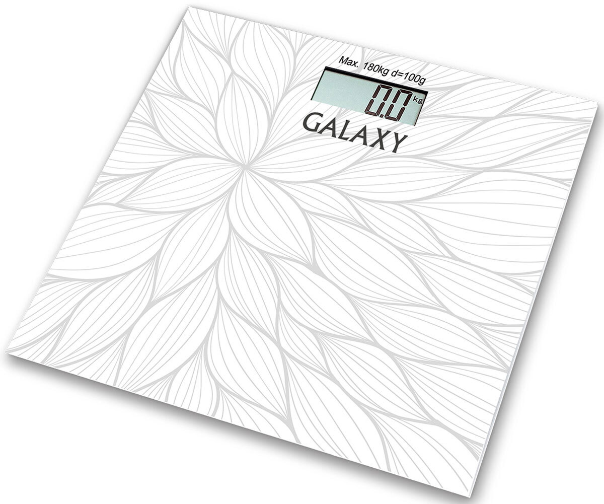 

Весы Galaxy GL 4807, 180кг, рисунок-цветы (ГЛ4807), GL 4807