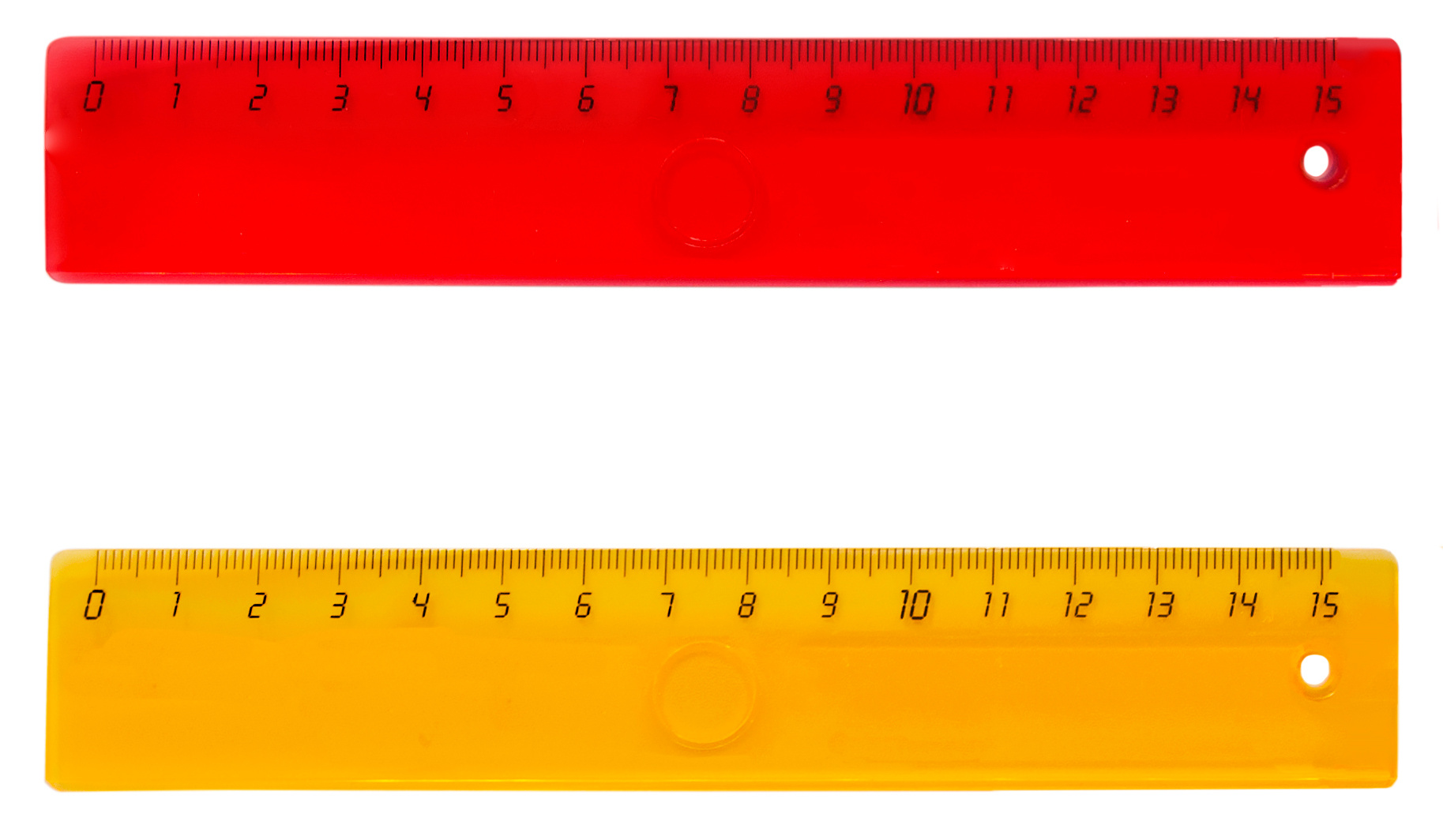 Линейка Silwerhof 15 см, пластик, ассорти (160193-1)