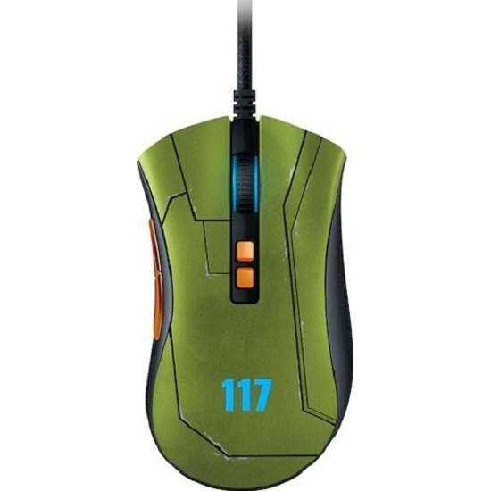 

Мышь проводная Razer DeathAdder V2 HALO Infinite, 20000dpi, оптическая светодиодная, USB, черный/зеленый (RZ01-03210300-R3M1), DeathAdder V2 HALO Infinite