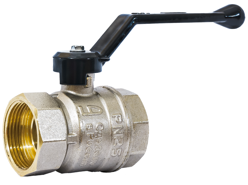 

Кран шаровый прямой LD Pride 1 1/4"x1 1/4", ВР/ВР, Латунь ЛС 59-1 (LD 47.32.В-В.Р)