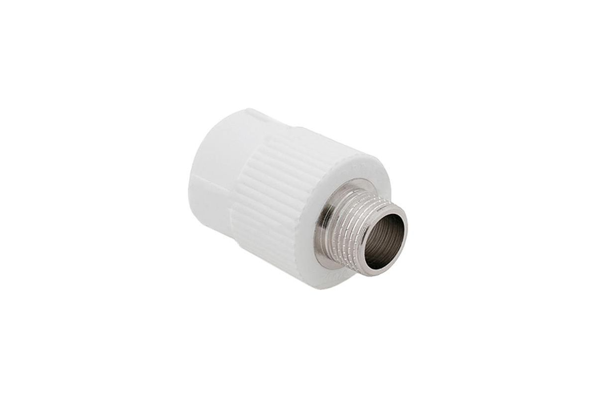 

Муфта РосТурПласт, ∅20мм x 1/2", НР, полипропилен (10662)