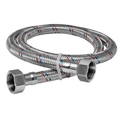 

Гибкая подводка для воды Masterprof 3/4", гайка-гайка, 100 см, 1шт. (ИС.100234)