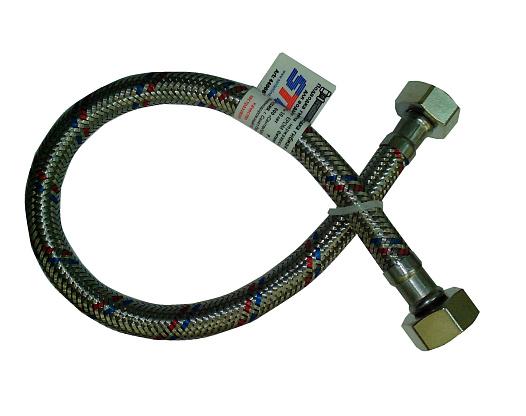 

Гибкая подводка для воды Masterprof 1/2", гайка-гайка, 30см, 1шт. (ИС.100936)