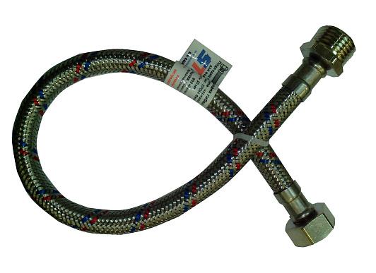 

Гибкая подводка для воды Masterprof 1/2", гайка-гайка, 100 см, 1шт. (ИС.100954)