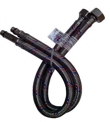 

Гибкая подводка для смесителя Masterprof 1/2" x M10, гайка-штуцер, 150 см, пара (ИС.100984)