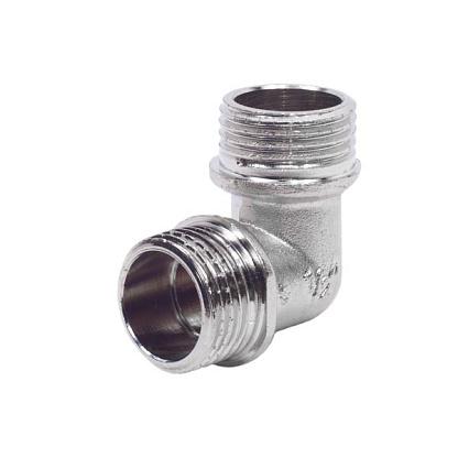 

Угол 90° AQUALINK 1/2", НР/НР, латунь (02564)