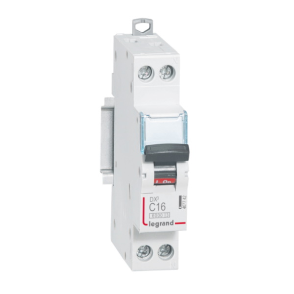 

Выключатель автоматический Legrand DX3 1P+N 16А C 6kA/10kA (407742)