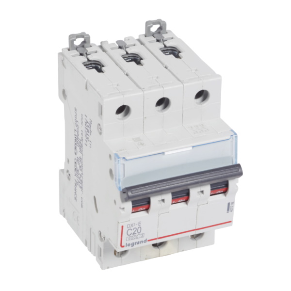 

Выключатель автоматический Legrand DX3-E трехполюсный (3P/3П) 20А C 6кА (407292)