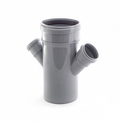 

Крестовина одноплоскостная РосТурПласт 45°, ∅110мм x ∅50x50мм, полипропилен (11324/36478)