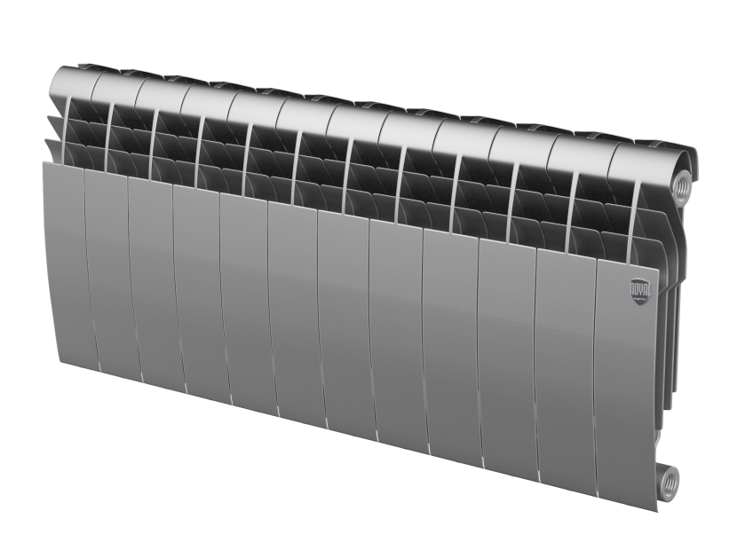 

Радиатор биметаллический Royal Thermo Biliner 12-секций, 350мм, серебристый