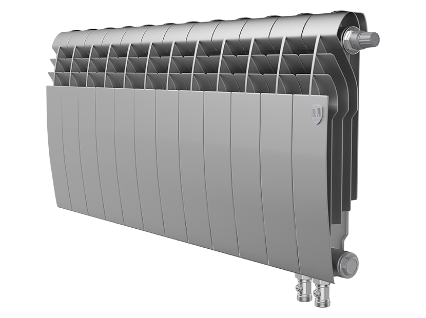 Радиатор биметаллический Royal Thermo Biliner VD 12-секций, 350мм, серебристый