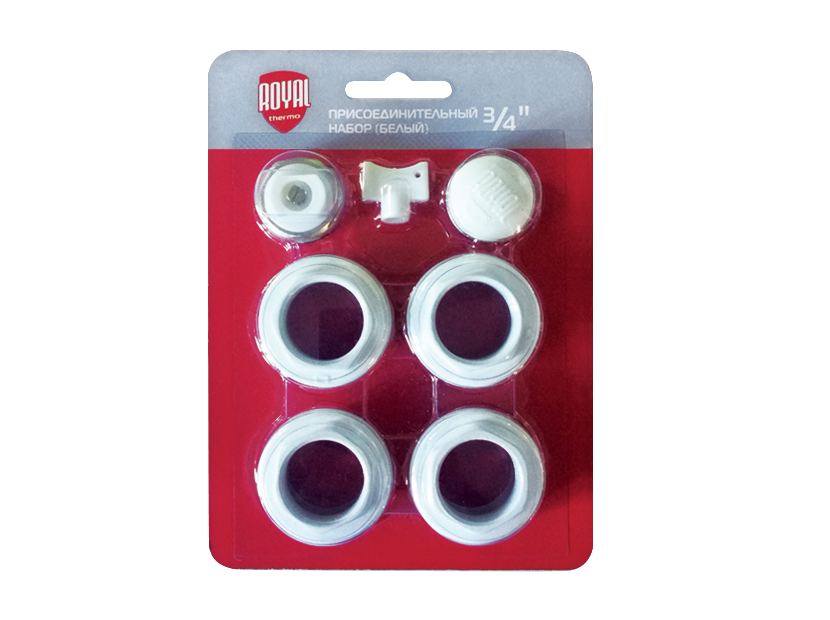 

Набор присоединительный для радиаторов Royal Thermo 3/4", белый (НС-1156779)