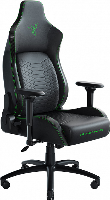 Кресло игровое Razer Iskur XL, черный/зеленый (RZ38-03950100-R3G1)