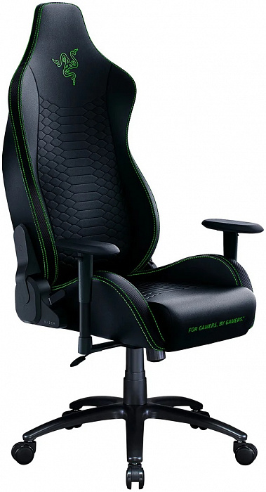 Кресло игровое Razer Iskur X XL, черный/зеленый (RZ38-03960100-R3G1)