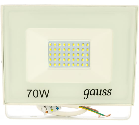 Прожектор Gauss Elementary, 70 Вт, 4900лм, 6500K, IP65