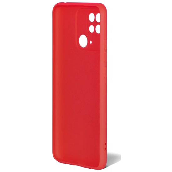 

Чехол DF для смартфона Xiaomi Redmi 10C, силикон, красный (DF xiCase-64 (red))